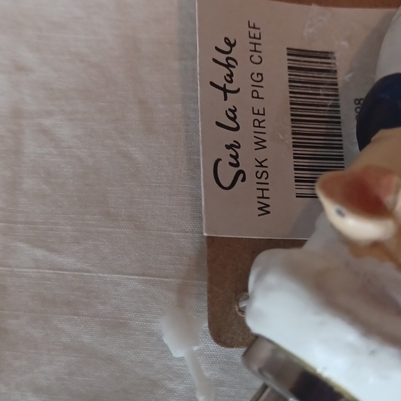 SUR LA TABLE wire whisk  pig chef new with tag - Picture 7 of 8